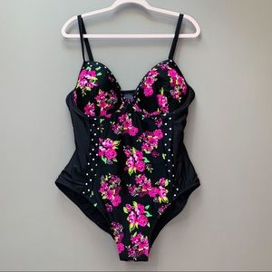 CATALINA PLUS one piece swimsuit, 3X 22W-24W.